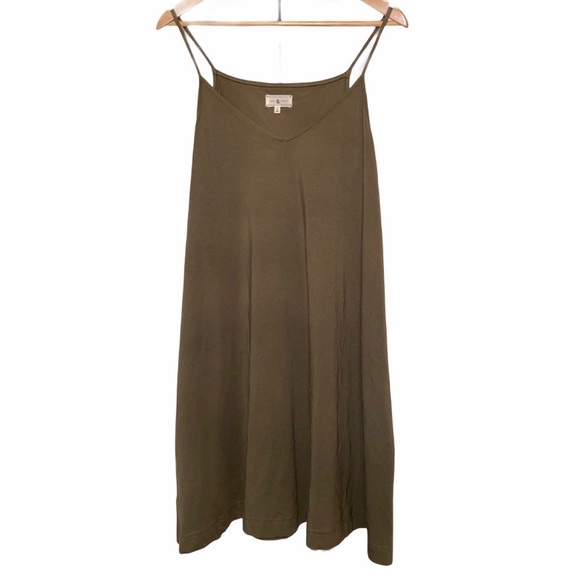 Lou & Grey • Sage Green Dress - Picture 1 of 7